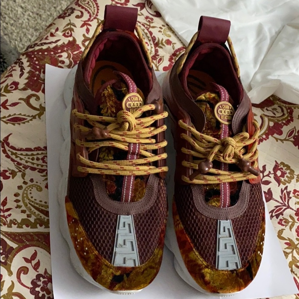 A Versace sneakers, wore twice